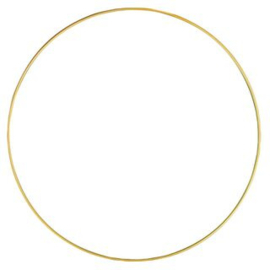 Metalen ring goud 25cm