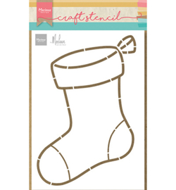 Craft stencils, Stocking by Marleen