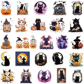 Halloween stickers 10 stuks
