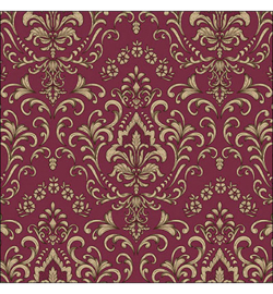 Baroque ornament bordeaux N.140