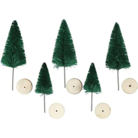 Kerstbomen groen