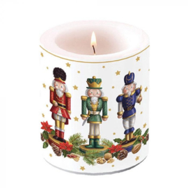 Candle medium Bearded nutcracker