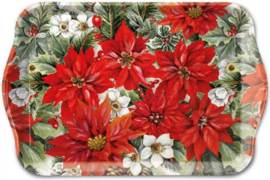 Dienblaadje 13 x 21 poinsettia all over van Ambiente nr.3