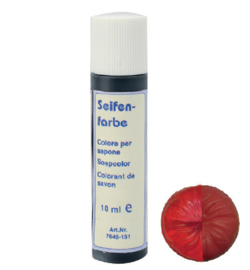 Soap color, Red