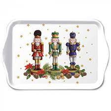 Tray melamine 13x21 cm Bearded nutcracker