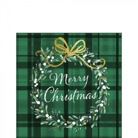 Christmas plaid green nr133a