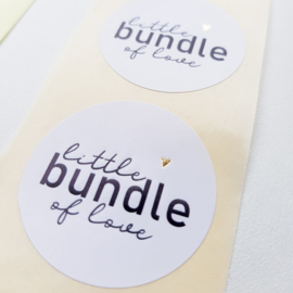 Sticker | Little bundle of love (10 stuks)