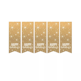 Sticker | Happy holidays (10 stuks)