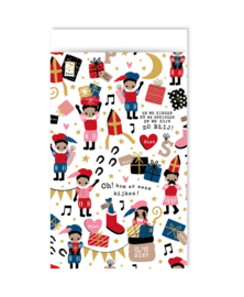 Cadeauzakjes | Pieten party 5 stuks (12x19 cm)
