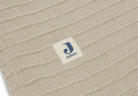 Jollein - Ledikant deken 100x150 | Velvet pure knit - Nougat