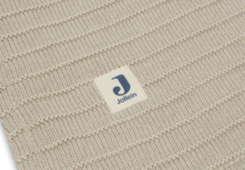 Jollein - Wieg deken 75x100 | Velvet pure knit - Nougat