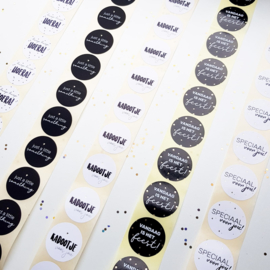 Sticker | Vandaag is het feest (10 stuks)