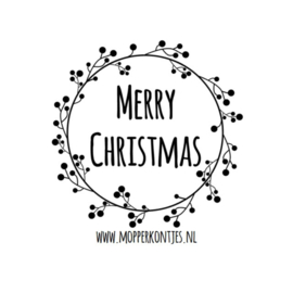 Eenmalige sticker | Merry Christmas