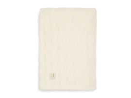 Jollein - Wieg deken 75x100cm | Spring knit ivory Fleece