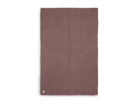 Jollein - Wieg deken 75x100cm | Spring knit chestnut Fleece