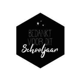 Sticker | Bedankt voor dit schooljaar