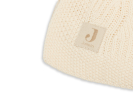 Jollein - Ledikant deken 100x150cm | Spring knit ivory