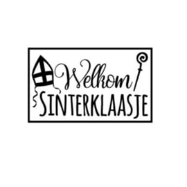 DIY stickers | Welkom sinterklaasje