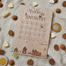 Aftelkalender - Met stickers