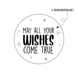 Sticker | May all your wishes come true (10 stuks)