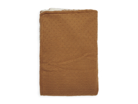 Jollein - Wieg deken 75x100cm | Bliss knit caramel Teddy