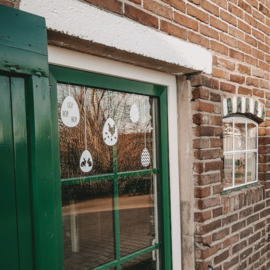 Herbruikbare raamstickers | Paaseieren