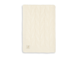 Jollein - Ledikant deken 100x150cm | Spring knit ivory