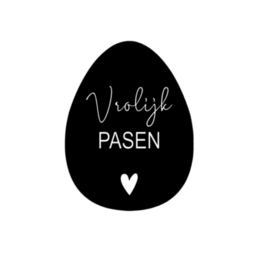 Herbruikbare raamsticker | Vrolijk Pasen