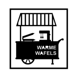 Herbruikbare raamstickers | Kar warme wafels