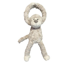 Knuffel | Slingeraap - Grijs bruin