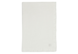 Jollein - Wieg deken 75x100cm | Muslin fringe ivory