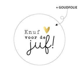 Sticker | Knuf voor de juf