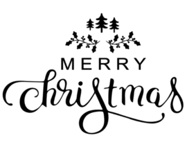 Eenmalige sticker | Merry Christmas