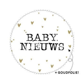 Sticker | Baby nieuws (10 stuks)