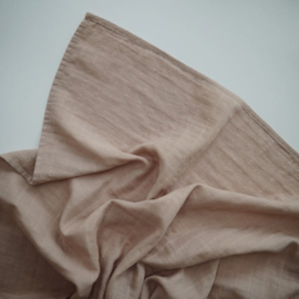 Mushie | Swaddle - Pale Taupe (120x120cm)