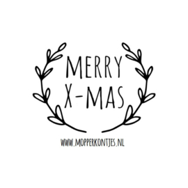 Herbruikbare raamsticker | Merry X-Mas