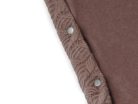 Jollein - Aankleedkussenhoes | Spring knit chestnut