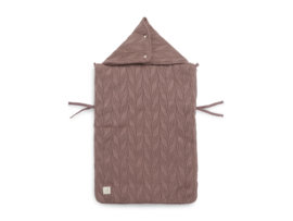 Jollein - Voetenzak | Spring knit chestnut