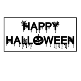 Herbruikbare raamstickers | Happy Halloween