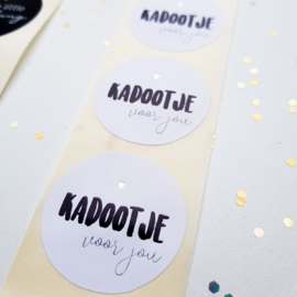 Sticker | Kadootje voor jou (10 stuks)