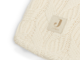 Jollein - Wieg deken 75x100cm | Spring knit ivory Fleece