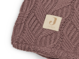 Jollein - Wieg deken 75x100cm | Spring knit chestnut Fleece
