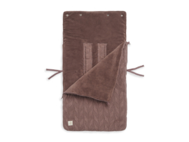 Jollein - Voetenzak | Spring knit chestnut