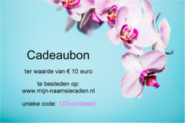 Cadeaubon 10 euro