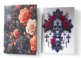 2-pak gothic schriften gelinieerd A5 formaat