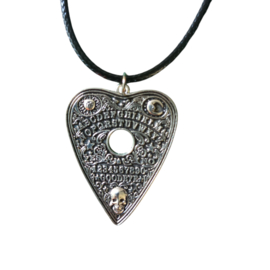 Ouija bord aan zwarte ketting