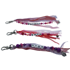 Naamsleutelhanger luxe meisje
