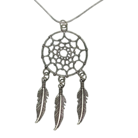 Dromenvanger ketting zilverkleurig