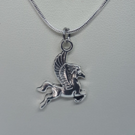 Pegasus ketting zilverkleurig (Elmadi bijoux)