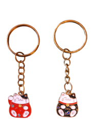 Sleutelhanger lucky cat